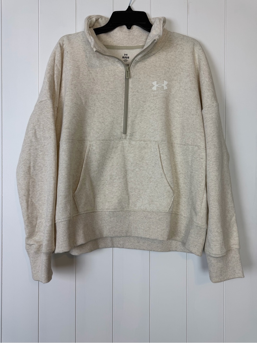Under Armour Oatmeal Half-Zip Pullover Sweatshirt
